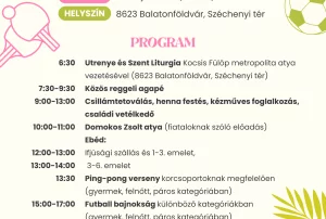 2025. évi Családtábor családi sportnap és vetélkedő