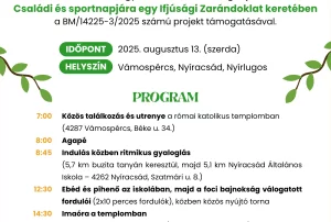 Családi és sportnap az Ifjúsági Zarándoklat keretében